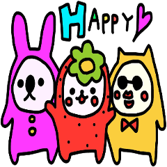 A fairy and friends of the strawberry 2