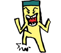 Post-it note sir sticker #8655840