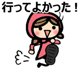 Pollyanna stickers with a girl and a cat sticker #8655890