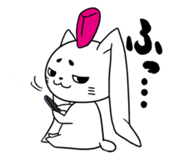 Zipang cute rabbit USAMARO sticker #8656497