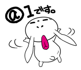 Zipang cute rabbit USAMARO sticker #8656502