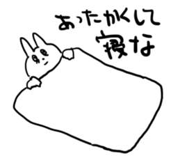 Darkness and rabbit  Hard sticker #8656610