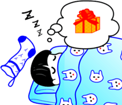 Sticker at New Year's sticker #8656789