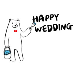 We just got married! sticker #8657349