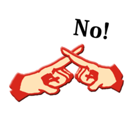 hand sign stickers sticker #8657389