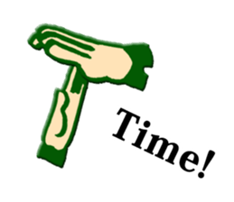 hand sign stickers sticker #8657405