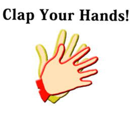 hand sign stickers sticker #8657420