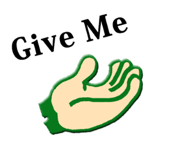 hand sign stickers sticker #8657421