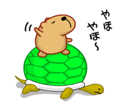 Kyapibara and Aja Rappii sticker #8658416