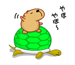 Kyapibara and Aja Rappii sticker #8658416