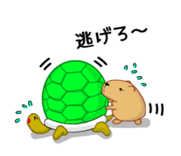 Kyapibara and Aja Rappii sticker #8658420