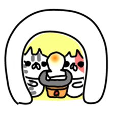 Cat love 2 sticker #8658498