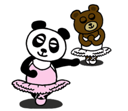 panda & bear 123(English) sticker #8658669