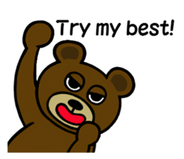 panda & bear 123(English) sticker #8658673