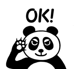 panda & bear 123(English) sticker #8658679