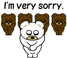 panda & bear 123(English) sticker #8658681