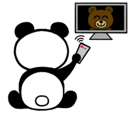panda & bear 123(English) sticker #8658697