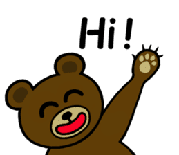 panda & bear 123(English) sticker #8658701
