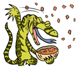 comical reptiles2 sticker #8659364
