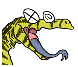 comical reptiles2 sticker #8659365