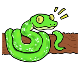 comical reptiles2 sticker #8659370