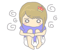 Baby princes sticker #8659609