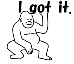 uzagorilla sticker #8660470