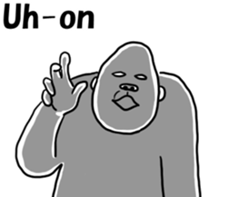 uzagorilla sticker #8660487