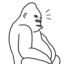 uzagorilla sticker #8660489