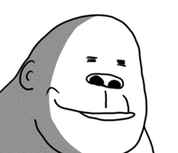 uzagorilla sticker #8660497