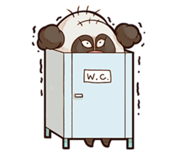 The Taciturn Panda sticker #8660816