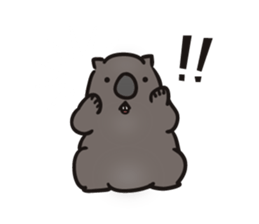 Wombat of Sticker sticker #8661228