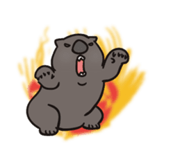 Wombat of Sticker sticker #8661231