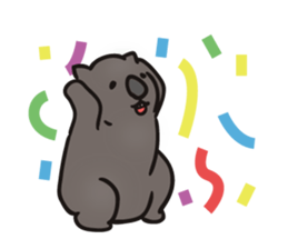 Wombat of Sticker sticker #8661239