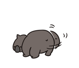 Wombat of Sticker sticker #8661240