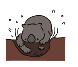 Wombat of Sticker sticker #8661246