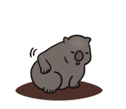 Wombat of Sticker sticker #8661259