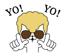 Yankee cat | fake American sticker #8661603