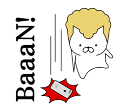 Yankee cat | fake American sticker #8661616