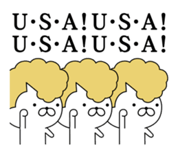 Yankee cat | fake American sticker #8661623