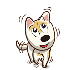 There are 40 dogs sticker #8661878