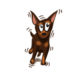 There are 40 dogs sticker #8661885