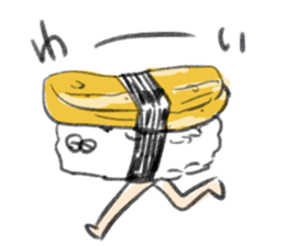 running sushi sticker #8662106