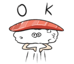 running sushi sticker #8662109