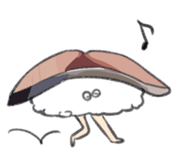running sushi sticker #8662111