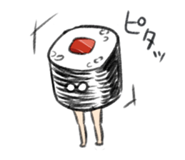 running sushi sticker #8662113