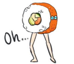 running sushi sticker #8662114