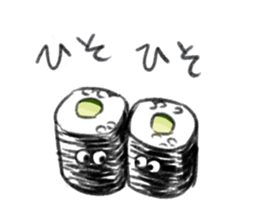running sushi sticker #8662129