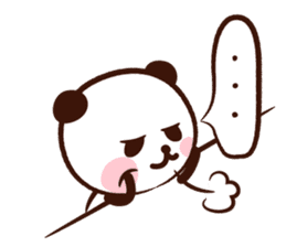 Panda "Panta" can do it by oneself sticker #8662166