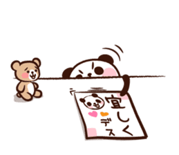 Panda "Panta" can do it by oneself sticker #8662176